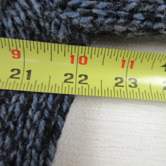 L.L. Bean Sweater Jacket Size M Zippered Flannel Lined - Picture 7 of 10